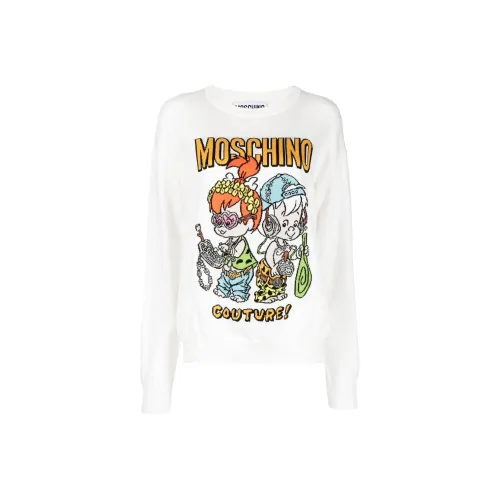 MOSCHINO FW22 Sweater Women's White