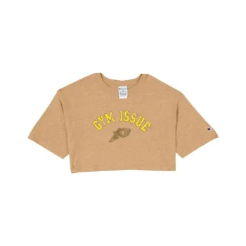 Champion Crop Tops Women's Brown