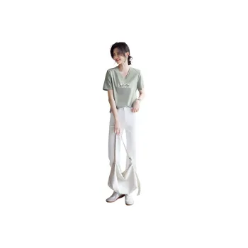 XWI T-Shirt Women's Gray Pea Green
