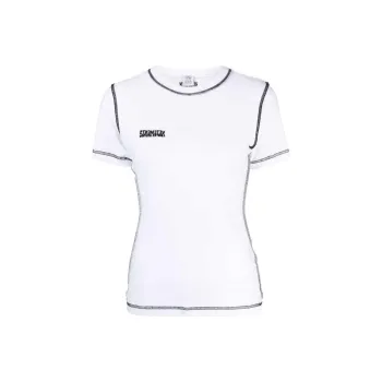 Vetements Logo-patch Stretch-cotton T-shirt