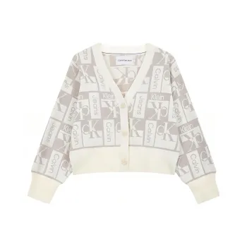 CALVIN KLEIN Sweater Women's Gray White