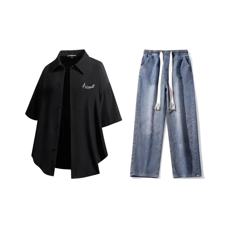 Airwalk Shirt Matching Set Unisex-21