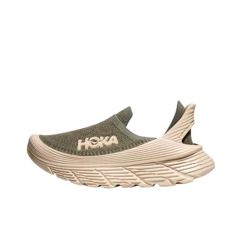 HOKA ONE ONE Restore TC Anti Slip Wear Resistant Low Top Casual Running Shoes Unisex Green-0