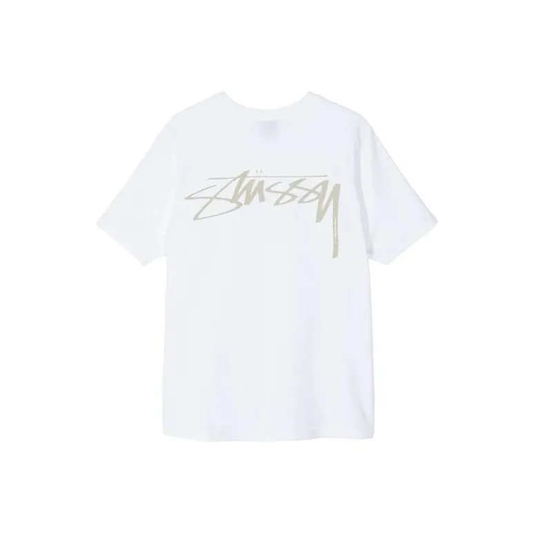 Stussy Smooth Stock Tee White-5
