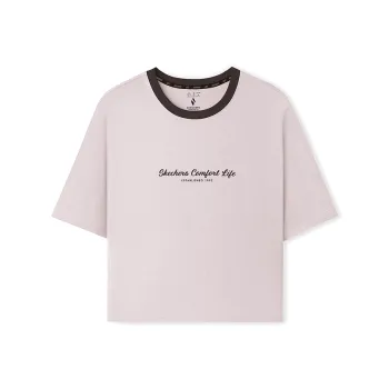 Skechers T Shirt Women's Light Violet