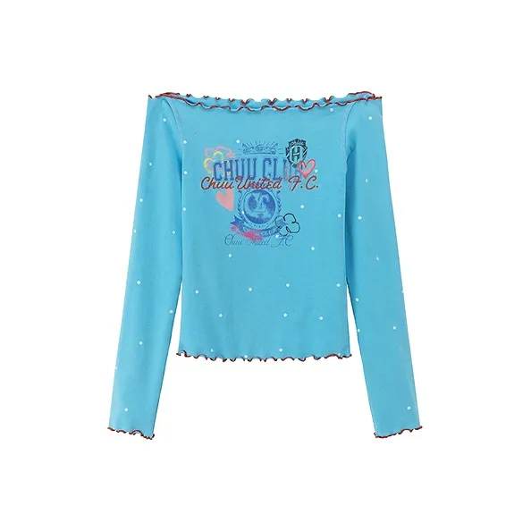 CHUU T Shirts Women's Sky Blue-0