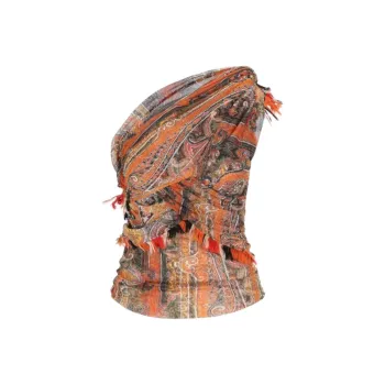 ISABEL MARANT ETOILE Devona Fringed One Shoulder Top