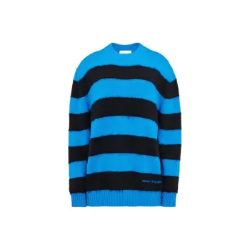 Alexander McQueen Striped Crewneck Jumper