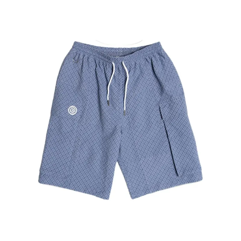 Round Two Casual Shorts Unisex Blue-0