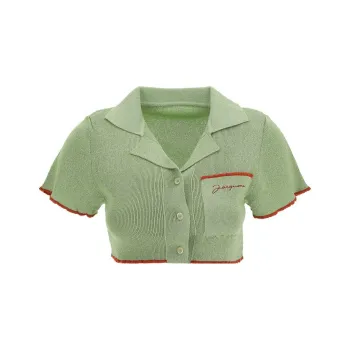 Jacquemus Crop Tops Women's Green