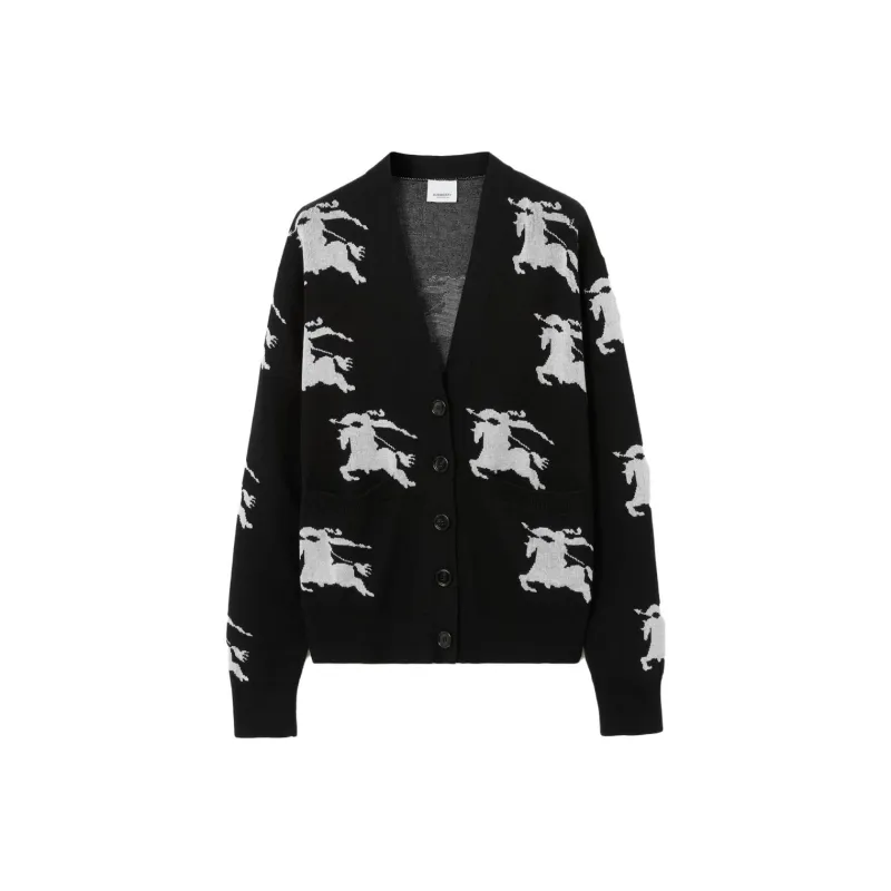Burberry Ekd Intarsia knit Cardigan-0
