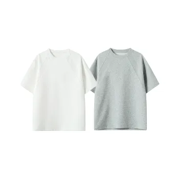 MIIOW Trend Party Series Short Sleeved T Shirts Unisex 2 Pack