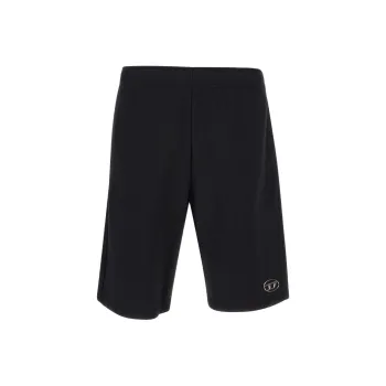 DIESEL P-Marshy-OD Logo Plaque Sweat Shorts