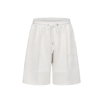 GALLIANO LANDOR Casual Shorts Unisex Cream White