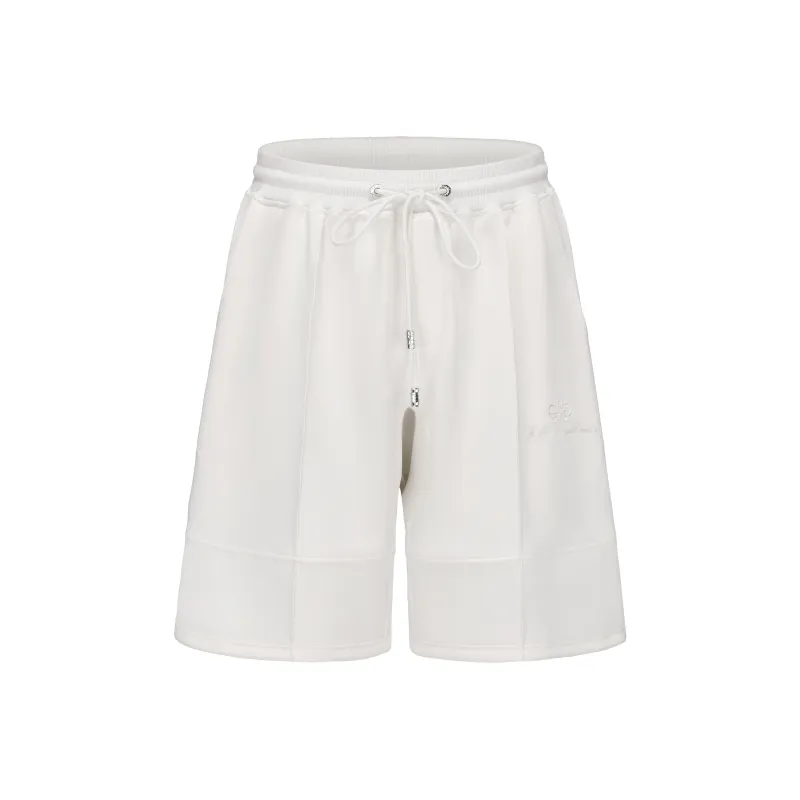 GALLIANO LANDOR Casual Shorts Unisex Cream White-0