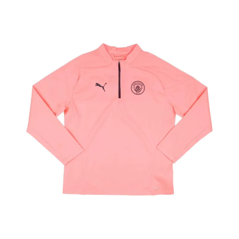 PUMA CLUB AOP FZ 2023 24 Manchester City Soccer Jersey Unisex Pink-0