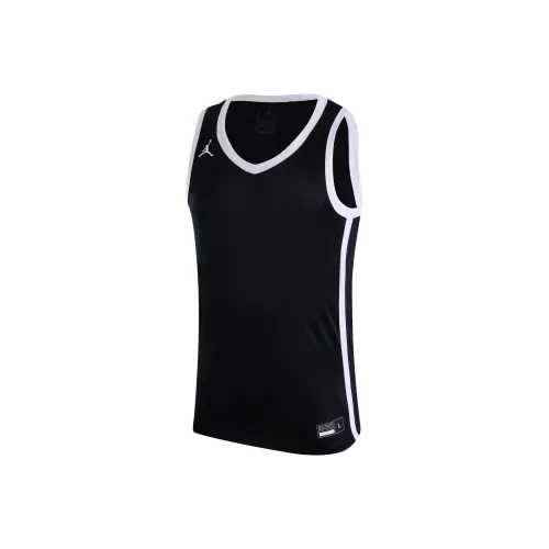 Jordan SS24 DRI FIT Basketball Jerseys Men's Team Black