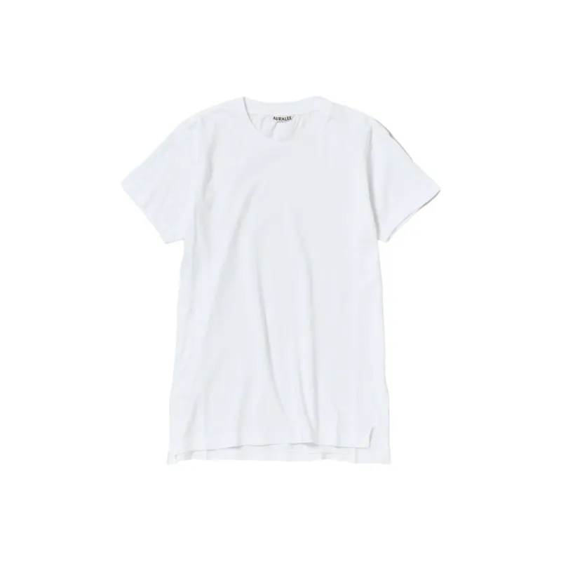 Auralee Seamless Crewneck Tee 'White'-0