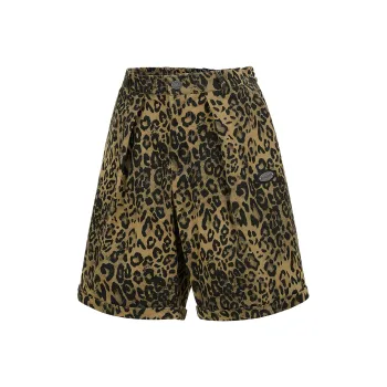 BJHG Casual Shorts Unisex African Leopard