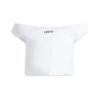 Levis Crop Tops Women's White