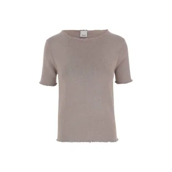 ALLUDE Boat neck T shirt