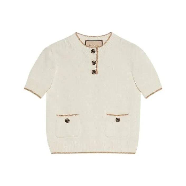 GUCCI Regular T Shirt Women's Beige-0