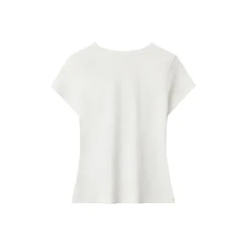 YUZHAOLIN Summer Minimalist Style Print Short Sleeved Top Unisex
