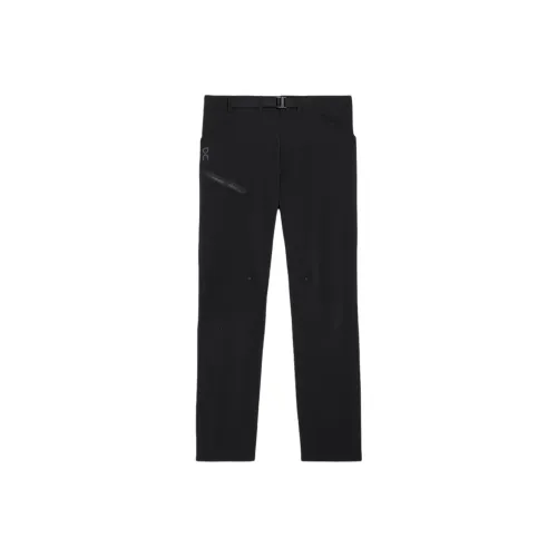 On Trek Pants Athletic Trousers Men's Black