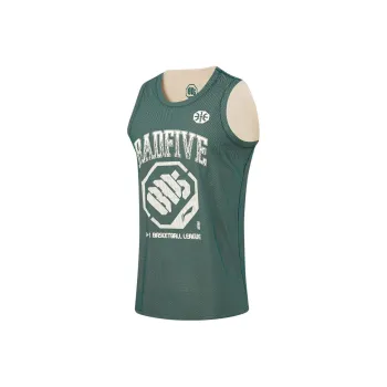 LiNing Badfive Basketball Jersey Men's Lush Green Dusty Khaki
