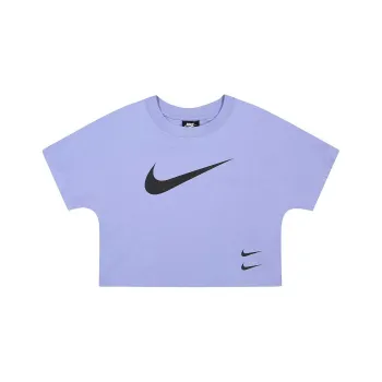 Nike Crop Tops Women's Light Purple