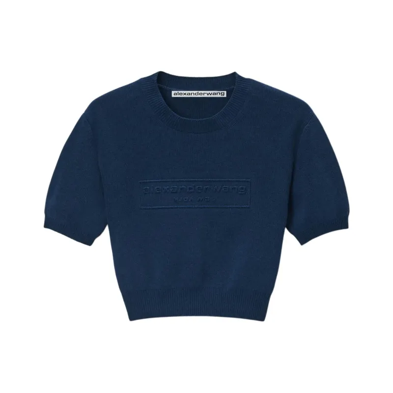Alexander Wang Logo embossed T shirt-0