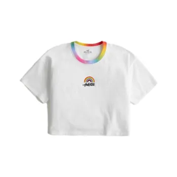 Hollister Crop Tops Women's White