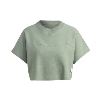 Adidas Lounge Crop Tops Women's Green
