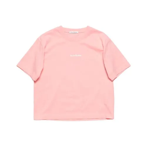 Acne Studios Logo Printed Crewneck T Shirt