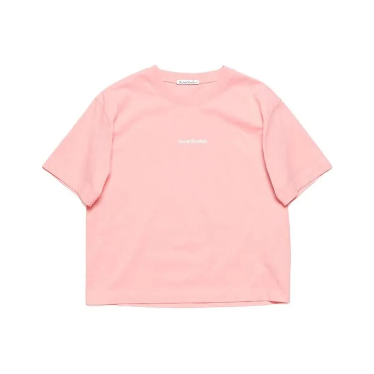 Acne Studios Logo Printed Crewneck T Shirt-0