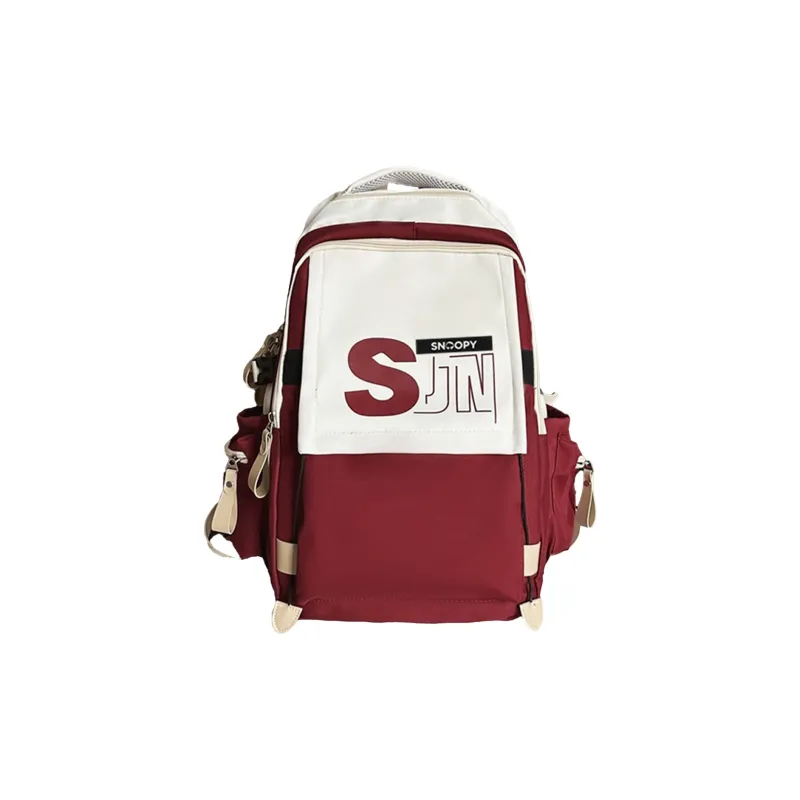 SNOOPY Polyester Travel Backpack Medium Size Unisex Multicolor-6