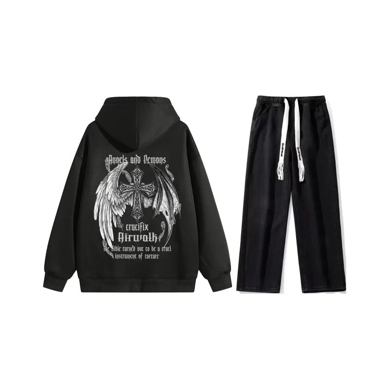 Airwalk Sweatshirt Sets Unisex-0