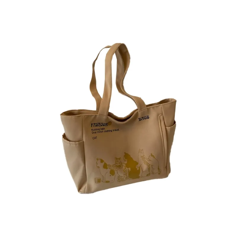 G FAVOR Canvas Shoulder Bag Unisex Multicolor-3