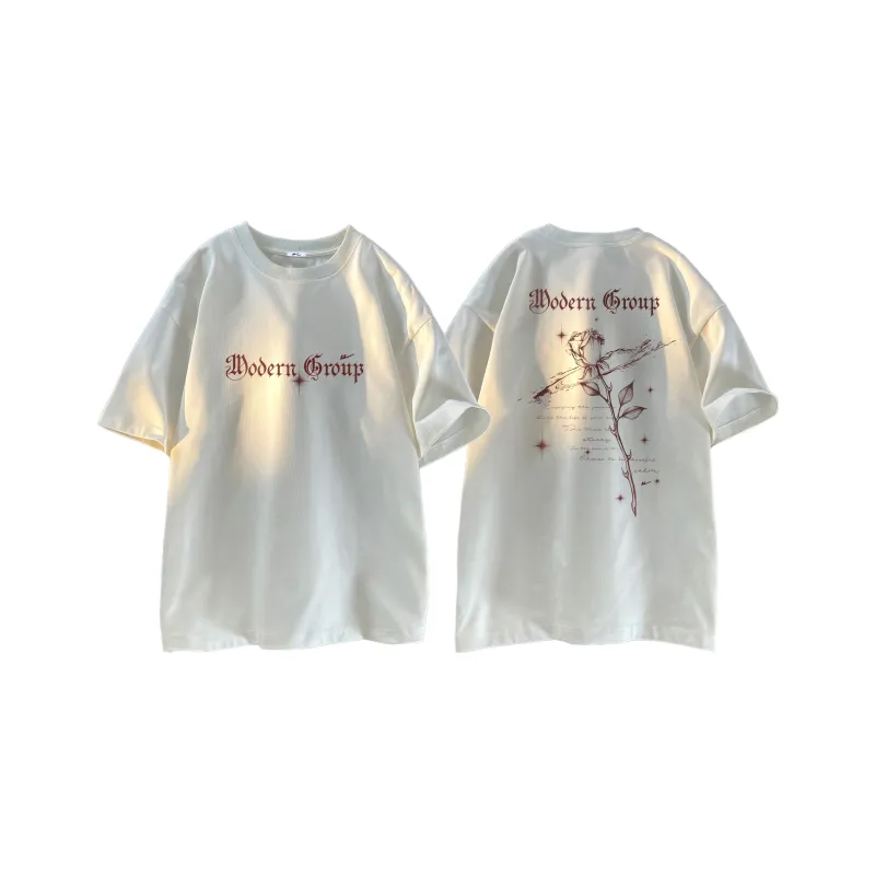 Warrior Huichao Cloud Sail Collection Drop Shoulder Sleeve T Shirt Unisex-18