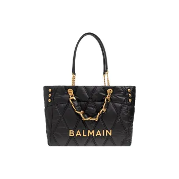 BALMAIN Logo Lettering Tote Bag