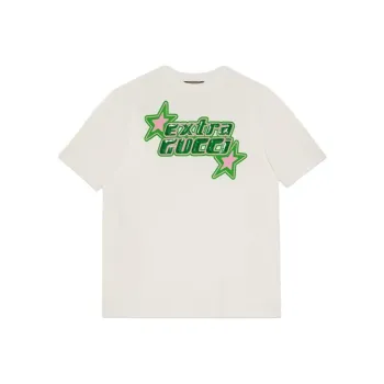 GUCCI Sequin logo T shirt