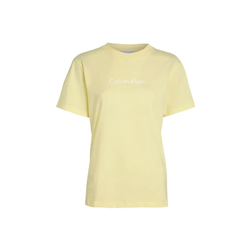 CALVIN KLEIN T-Shirt Women's Touch Me Not Yellow Europe Version-0