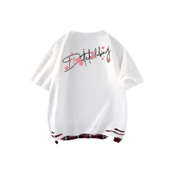 DIDTEK Drop Shoulder Sleeve Short Sleeved T Shirts Unisex