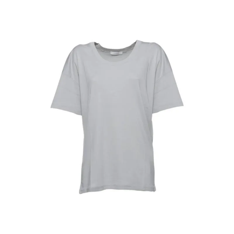 Lemaire Rib T Shirt 'Blue Grey'-0