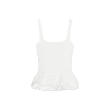 ZARA Tank Tops Women's White