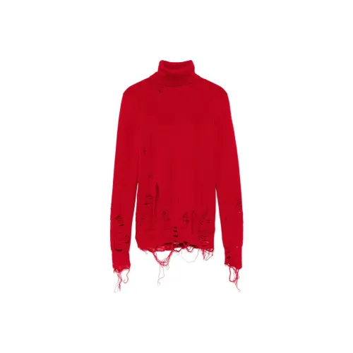 MM6 Maison Margiela Distressed Roll Neck Jumper