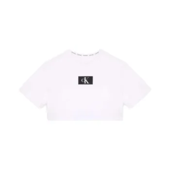 Calvin Klein Crop Tops Women's White
