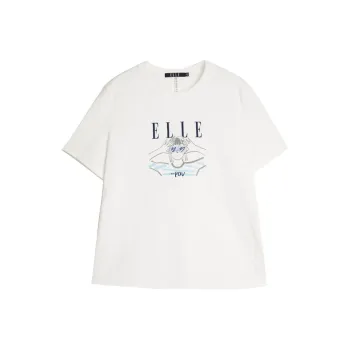 ELLE T Shirts Women's White