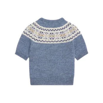 CELINE Sweater In Triomphe Fair Isle Wool