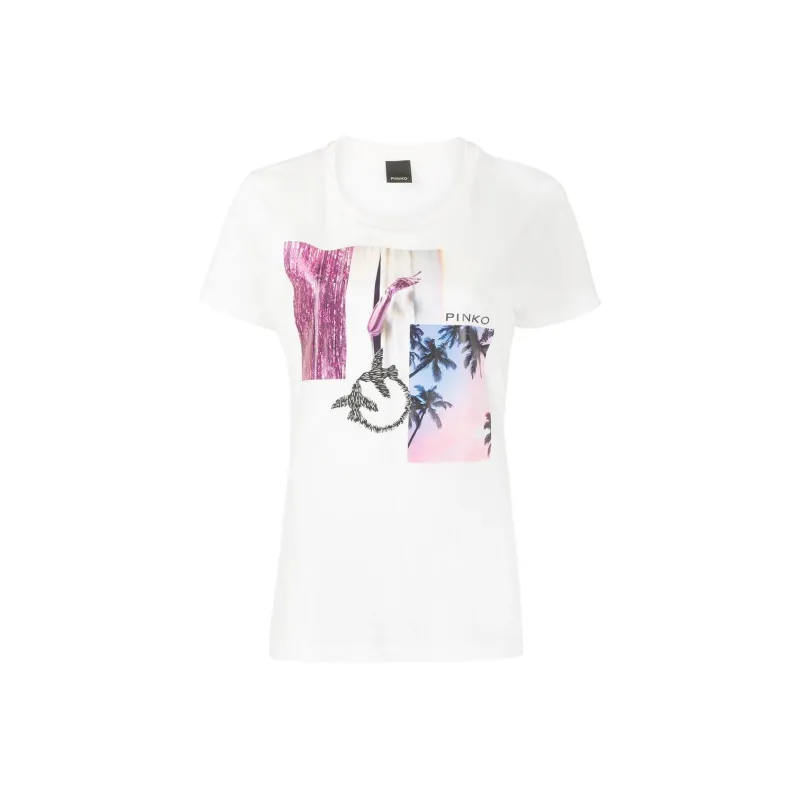 PINKO Regular T Shirt Women's White-0